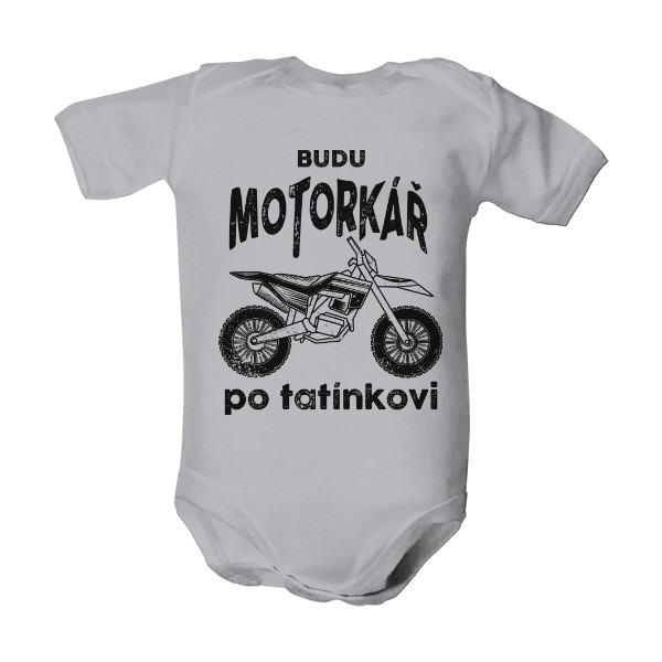 Dětské body s potiskem Motorkář - body